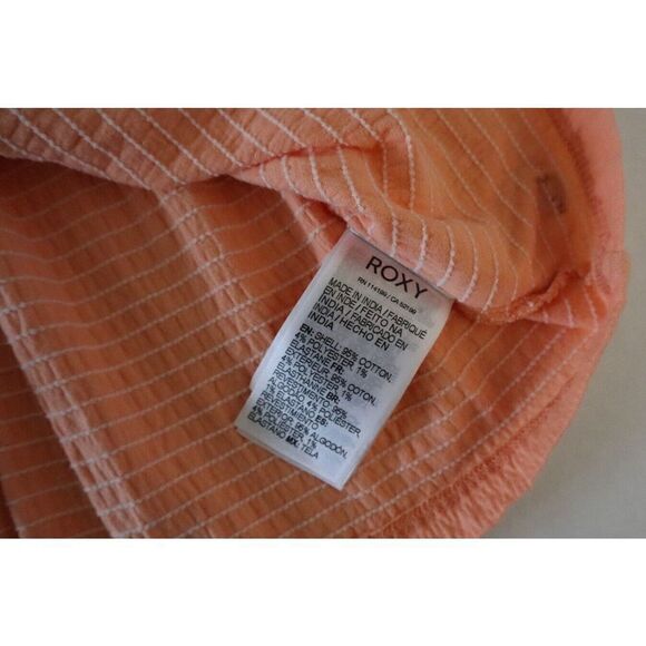 Roxy ARJKD03207 Women's Sz XS Coral Reef Ruched Off The Shoulder Casual Dress - Picture 4 of 7